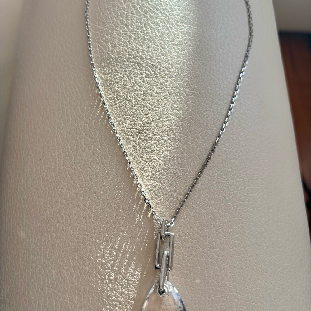 SWAROVSKI Big Crystal silver necklace - Picture 5 of 6